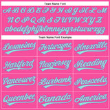 Custom Pink Ice Blue Medium Purple-Light Yellow 3D Pattern Design Football Skull Helmet Authentic Baseball Jersey