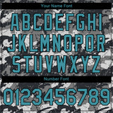 Custom Camo Teal-Black 3D Bahamas Bahamian Flag Sports Pullover Sweatshirt Salute To Service Hoodie