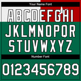 Custom Kelly Green Red-Black 3D Suriname Surinamese Flag Sports Pullover Sweatshirt Hoodie