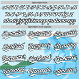 Custom Light Blue White-Black 3D Funny Christmas Authentic Baseball Jersey