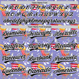 Custom Light Purple White-Black 3D Hawaii Beach Seabird Authentic Baseball Jersey