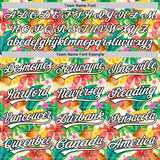 Custom Yellow White-Black 3D Hawaii Tropical Palm Leaves Flower And Fruit Pineapple Authentic Baseball Jersey