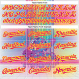 Custom Pink Hot Pink-Light Yellow 3D Pattern Design Rave Psychedelic Neon Music Disco Authentic Baseball Jersey