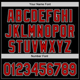 Custom Black Red White-Puerto Rican Flag 3D Puerto Rico Authentic Baseball Jersey