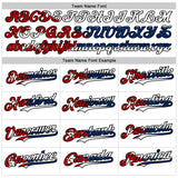 Custom White Red Black-Cuban Flag 3D Cuba Santiago Authentic Baseball Jersey