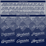 Custom Gray Navy 3D Gradient Square Shape Authentic Baseball Jersey
