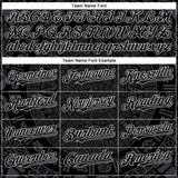 Custom Black Gray-White 3D Mexico Authentic Baseball Jersey