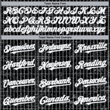 Custom Black Gray Pinstripe White 3D Pattern Design Fragment Art Authentic Baseball Jersey