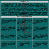 Custom Teal Black 3D Pickleball Paddles Balls Performance T-Shirt