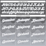 Custom Steel Gray White-Gray 3D Pattern Design Gradient Square Shapes Performance T-Shirt