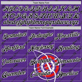 Custom Purple Black-White 3D Pattern Design Arrow Archery Bow Target Performance T-Shirt