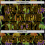 Custom Black Gold 3D Pattern Design Mardi Gras Shrove Tuesday Authentic Baseball Jersey