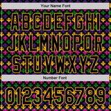 Custom Black Gold 3D Pattern Design Mardi Gras Shrove Tuesday Authentic Baseball Jersey