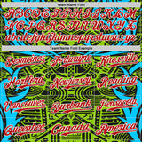 Custom Green Red Blue Black-White 3D Pattern Design Burner Costumes Tribal Authentic Baseball Jersey