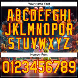 Custom Navy Yellow-Red 3D Happy Family Pickleball Paddles Balls Performance T-Shirt