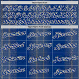 Custom Blue Royal-City Cream 3D Pattern Design Brazil Sportswear Performance T-Shirt