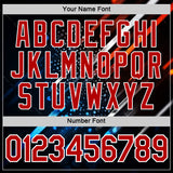 Custom Blue Red-White 3D Pattern Design Water Droplet Sportswear Performance T-Shirt