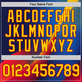 Custom Blue Yellow-Red 3D Pattern Design Romania Colombia Sportswear Performance T-Shirt