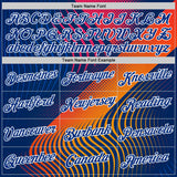 Custom Red Royal Yellow Blue-White 3D Pattern Design Romania Colombia Sportswear Performance T-Shirt