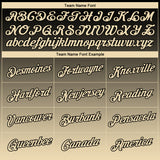 Custom Black Cream 3D Pattern Design Gradient Style Twinkle Star Performance T-Shirt