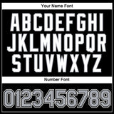 Custom Black Gray-White 3D Pattern Design Gradient Style Twinkle Star Performance T-Shirt