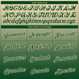 Custom Cream Green 3D Pattern Design Gradient Style Twinkle Star Performance T-Shirt