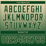 Custom Cream Green 3D Pattern Design Gradient Style Twinkle Star Performance T-Shirt