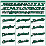 Custom White Kelly Green-Black 3D Pattern Design Gradient Style Twinkle Star Performance T-Shirt