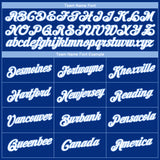 Custom Royal White-Light Blue 3D Pattern Design Gradient Style Twinkle Star Performance T-Shirt