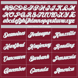 Custom Crimson White-Gray 3D Pattern Design Gradient Style Twinkle Star Performance T-Shirt