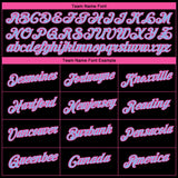 Custom Black Light Blue-Pink 3D Pattern Design Gradient Style Twinkle Star Performance T-Shirt