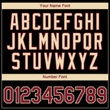 Custom Black Crimson-Cream 3D Pattern Design Gradient Style Twinkle Star Performance T-Shirt