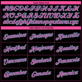 Custom Black Pink-Teal 3D Pattern Design Gradient Style Twinkle Star Performance T-Shirt