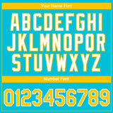 Custom Lakes Blue Yellow-White 3D Pattern Design Gradient Style Twinkle Star Performance T-Shirt