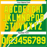 Custom Green Light Yellow Aurora Green-Yellow 3D Pattern Design Brazil Sportswear Performance T-Shirt