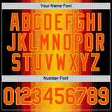 Custom Yellow Orange 3D Pattern Design Gradient Spain Sportswear Performance T-Shirt