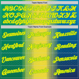 Custom Yellow Light Yellow-Aurora Green 3D Pattern Design Gradient Brazil Africa Sportswear Performance T-Shirt