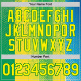 Custom Yellow Light Yellow-Grass Green 3D Pattern Design Brazil Africa Sportswear Performance T-Shirt