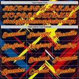 Custom Black Red Light Yellow-Blue 3D Pattern Design Germany Sportswear Performance T-Shirt