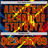 Custom Black Red Light Yellow-Blue 3D Pattern Design Germany Sportswear Performance T-Shirt