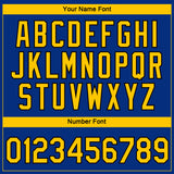 Custom Royal Yellow-Black 3D Seattle City Edition Fade Fashion Performance T-Shirt