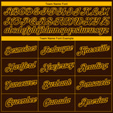 Custom Brown Gold 3D San Diego City Edition Fade Fashion Performance T-Shirt