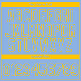 Custom Light Blue Yellow 3D Boston City Edition Fade Fashion Performance T-Shirt