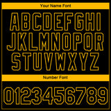 Custom Black Gold 3D Boston City Edition Fade Fashion Performance T-Shirt