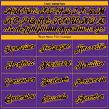 Custom Purple Black-Gold 3D Los Angeles City Edition Fade Fashion Performance T-Shirt