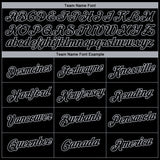 Custom Black Gray 3D Los Angeles City Edition Fade Fashion Performance T-Shirt