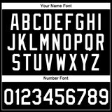 Custom Black White Royal-Red 3D Los Angeles City Edition Fade Fashion Performance T-Shirt