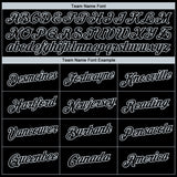 Custom Black Silver 3D Oakland City Edition Fade Fashion Performance T-Shirt