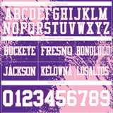 Custom Purple White-Light Pink 3D Pattern Abstract Brush Stroke Authentic Football Jersey