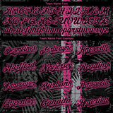 Custom Black Pink 3D Hawaii Tropical Palm Leaves Authentic Baseball Jersey